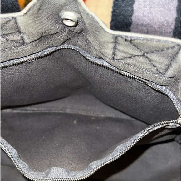 Hermès Grey Canvas Fourre Tout PM Handbag Authentic - Picture 10 of 13